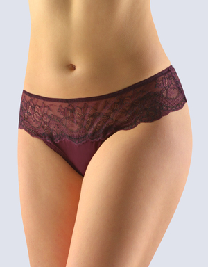 French thong from the luxury lace collection La Femme by Czech manufacturer Gina. decent lace stretchy and soft wide lace