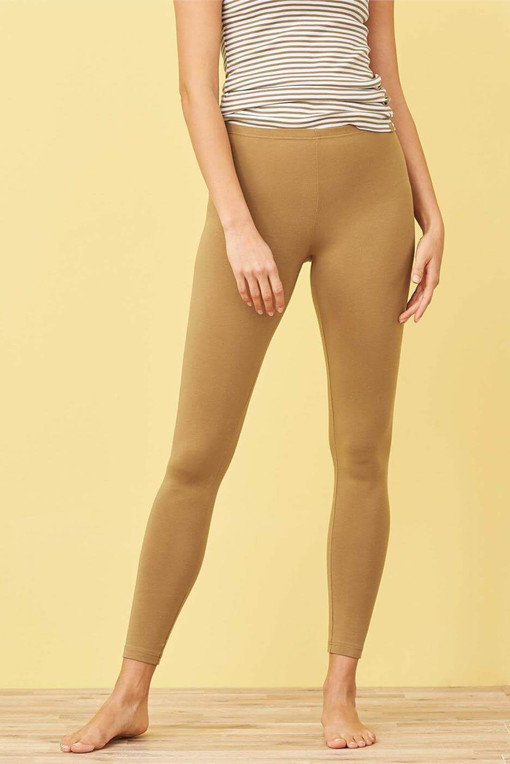 Women's long organic cotton leggings