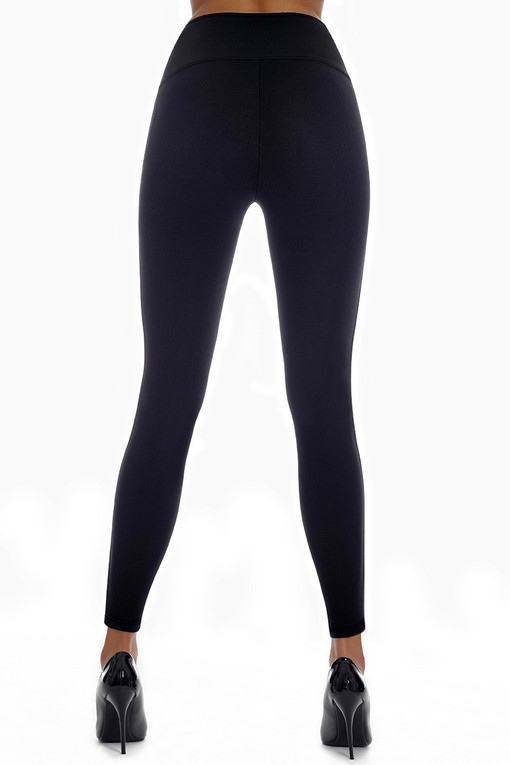 Slimming leggings with wide shaping waistband