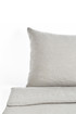 Linen bed linen for single bed 140x200 cm and 50x70 cm