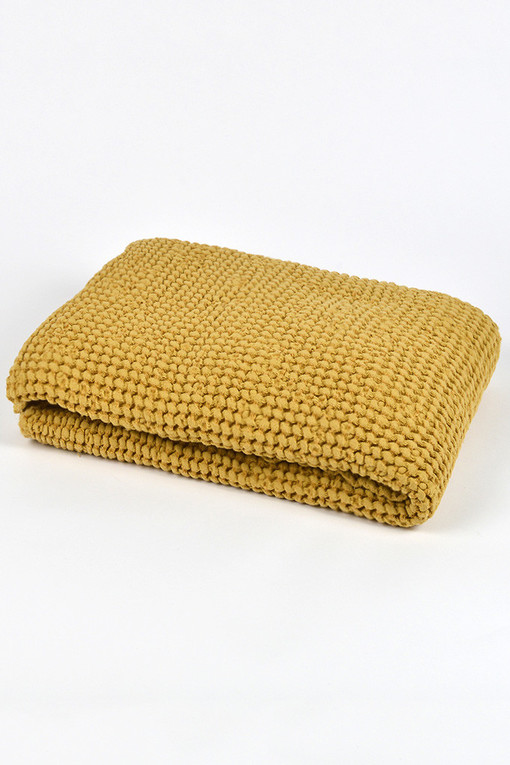 Linen waffle towel extra absorbent 100x140 cm