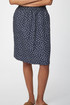 Women's hemp skirt polka dots