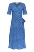 Women's wrap dress made of bio-cotton