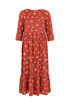 ECO women's patterned ankle-length dress
