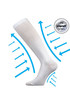 Medical compression knee socks