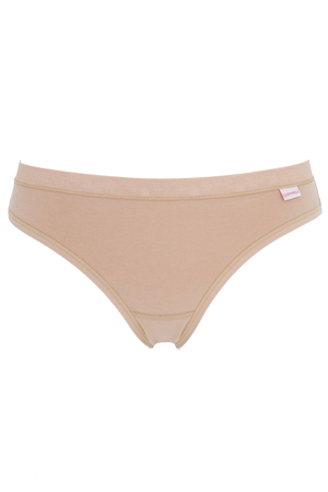 Women's brazilian panties from the Basic collection. made of elastic cotton knit smooth front and back reinforced bio-cotton