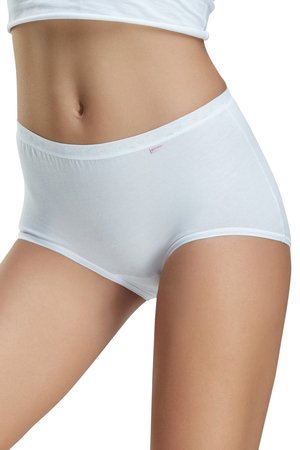 Classic cotton boxer panties from the Basic collection. made of stretch cotton knit opaque front and back reinforced