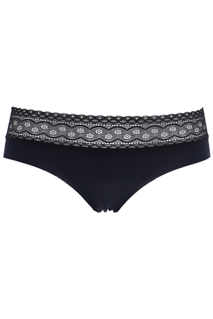 Comfortable women's panties with lace waistband under tight-fitting clothes. made of soft, stretchy microfiber available in