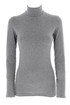 Women's cotton turtleneck with long sleeves