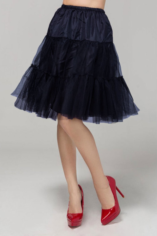 Short tulle petticoat under dress and skirt