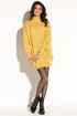 Knitted loose fit dress with mohair