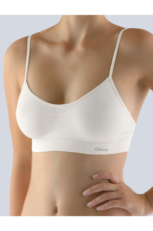 Seamless bra made of cotton