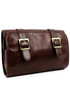 Family leather cosmetic wrap-up bag Premium