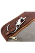 Family leather cosmetic wrap-up bag Premium