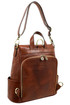 Leather backpack and handbag 3in1 Paris Premium