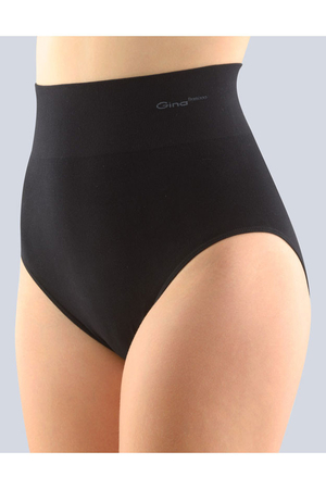 One-colour women's bamboo viscose panties classic cut with high waist seamless pleasant, smooth, soft material breathable