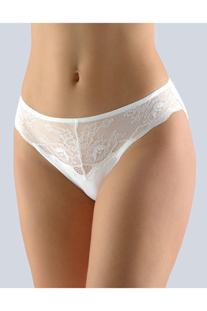 Lace panties from Czech company Milpex from the Senzuality collection monochrome romantic lace on the front smooth back part
