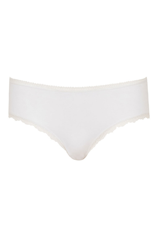 French organic cotton panties with lace