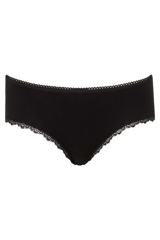French organic cotton panties with lace