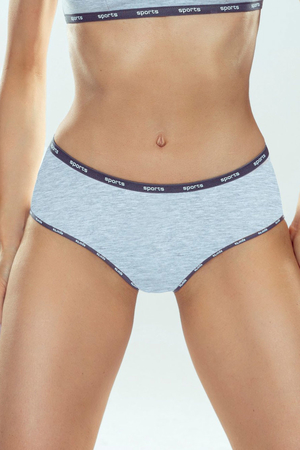 Classic sports panties traditional cut high cotton content soft and gentle breathable and comfortable higher waist peaceful
