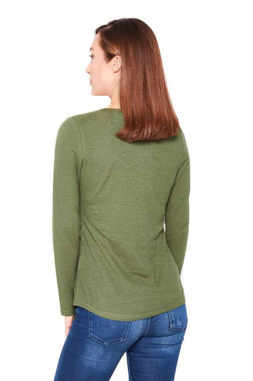 Women's hemp long sleeve t-shirt