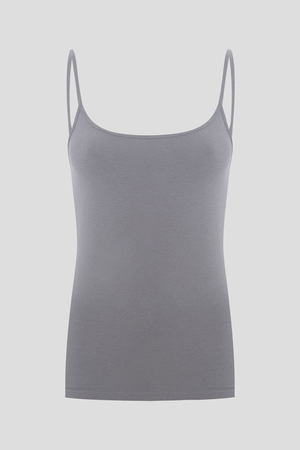 Simple women's tank top made of natural materials European brand Hempro combination of organic cotton and hemp sustainable