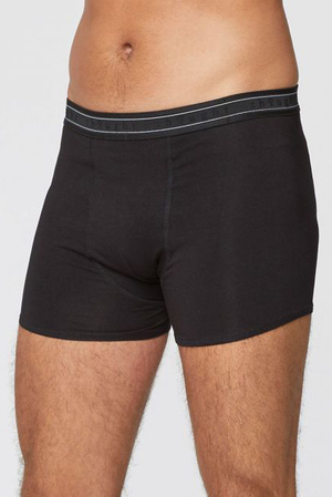 Men's boxer shorts with bamboo in a classic cut from British brand Thought elasticated elastic waist inside of the elastic