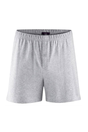 Men's shorts - boxer shorts made of 100% organic cotton from German brand Living Crafts monochrome stretched elastic waist