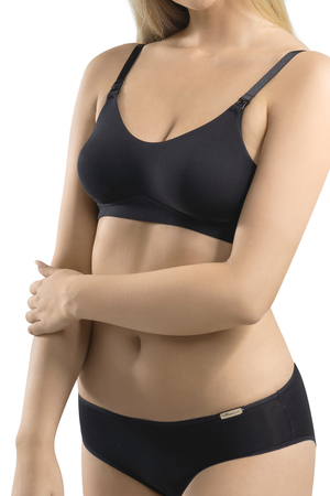 Soft nursing bra from the sustainable Comazo / earth collection from soft organic cotton very comfortable reinforced bottom