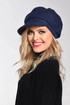 Women's beret with visor