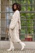 Wool cardigan with knitted pattern