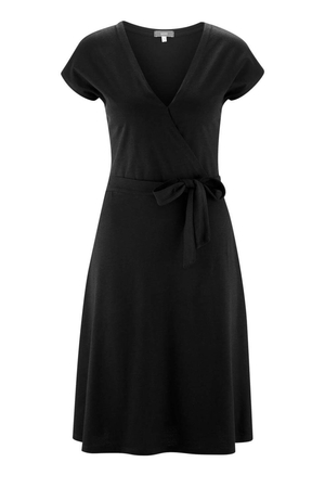 Women's elegant organic cotton dress with bamboo viscose from the sustainable fashion collection of the German brand HempAge