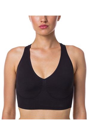 Women's sports bra by Bellinda not only for leisure ComfortFlex Fit® - 4-way stretch fabric Cut-out back support transferred