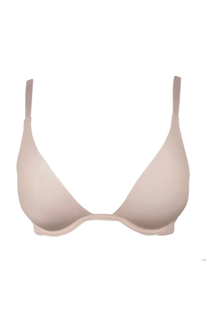 Wonderbra underwired bra adjustable straps three-position two-hook fastening removable padding reinforced double back fabric