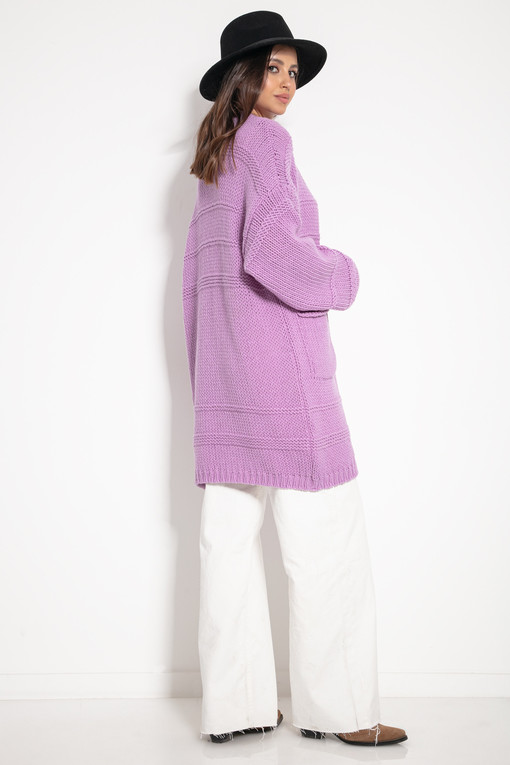 Wool sweater with pockets