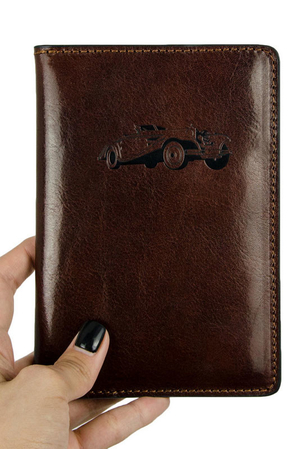 Leather case for your car documents. Do you have a polished car in the garage and are always looking for your car documents?