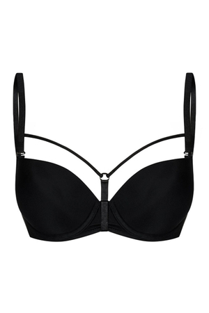 Interchangeable bra straps in three colour options two narrow stripes central connecting eyelet easy to change a striking