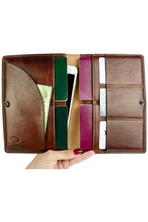 Family leather case for travel documents. Going on a family vacation after a long time? Do you want to be sure that your