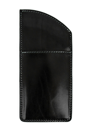 Leather case for glasses. made of the highest quality full-grain cowhide leather the natural look of the leather is