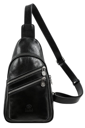 Leather crossbody bag from the Premium luxury line. Quality Italian bag suitable for demanding men and women who are looking