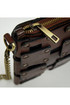 Luxury leather clutch bag