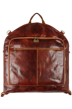 Italian leather suit bag from the Premium luxury range. Draw attention to yourself with a stylish men's travel companion
