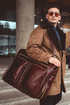 Luxury Italian Leather Suit Bag