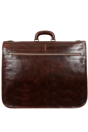 Luxury Italian leather suit bag from the Premium luxury line. Draw attention to yourself with a stylish men's travel