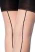 Women's stockings with a distinctive seam