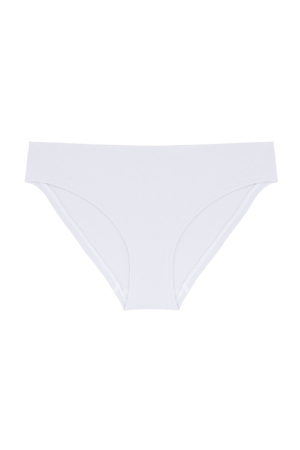 Women's panties in sporty style Dorina - Flo monochrome design without side seams wedge gusset waistband without elastic