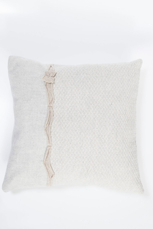 Pillow with wool cover