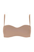 Solid colour reinforced bra