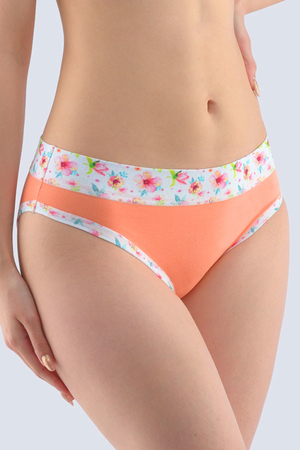 Women's hip briefs from the Disco collection of the Czech brand Milpex classic cut double lap wider elastic waist double