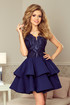 Ladies formal dress with lace top